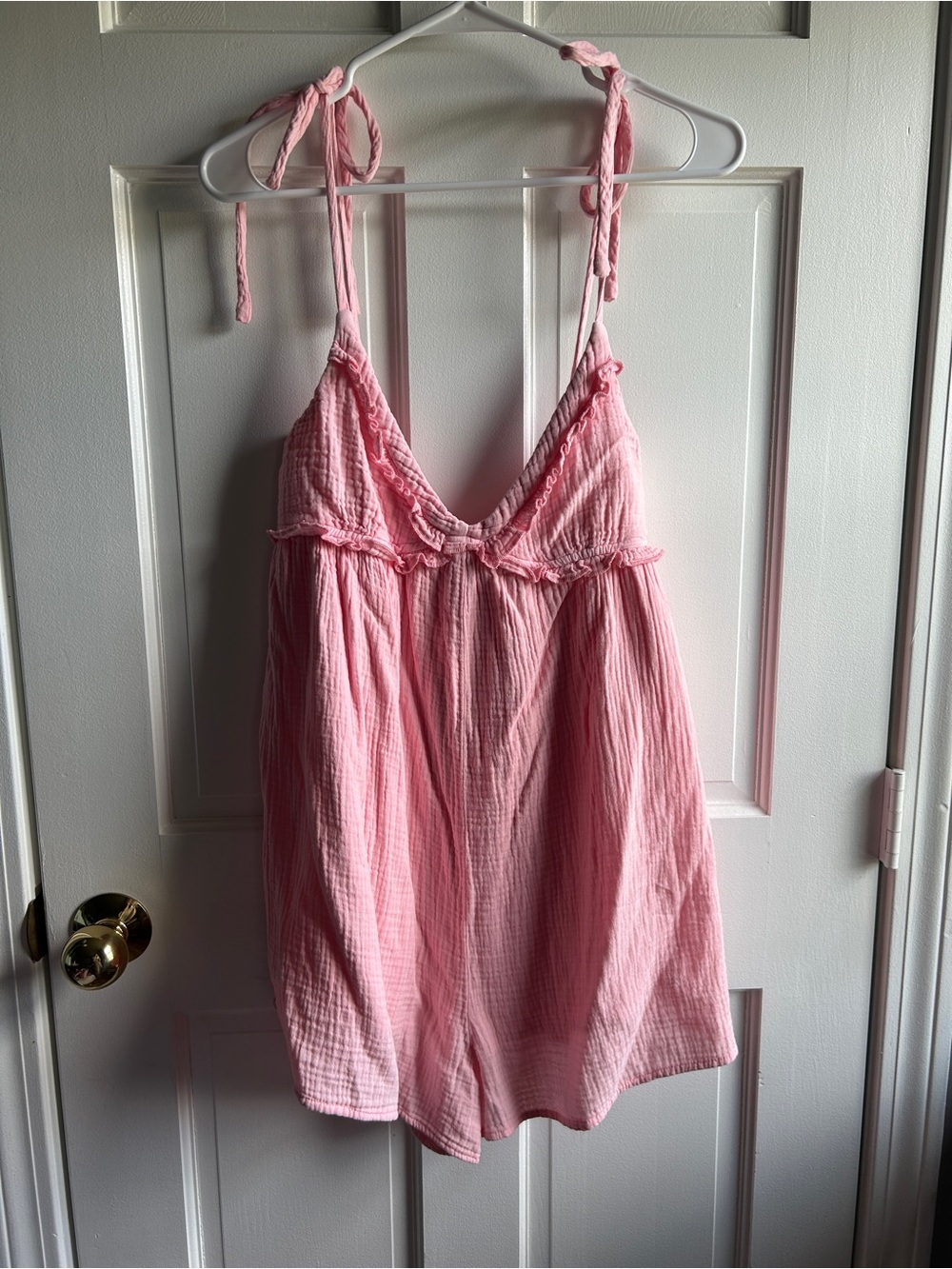 grey bandit pink romper